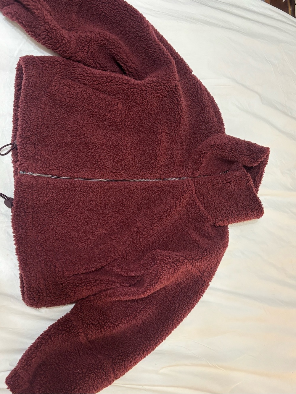 lululemon athletica Women's Teddy Jacket in Burgundy